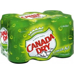Canada Dry Ginger Ale 33cl x6 (pack de 6)