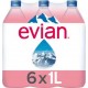 Evian 1L (pack de 6)