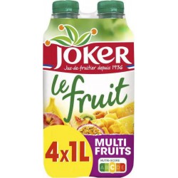 JOKER Le Fruit Multifruits 1L (pack de 4)