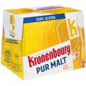 Kronenbourg Bière blonde Pur Malt sans alcool 25cl (pack de 12)