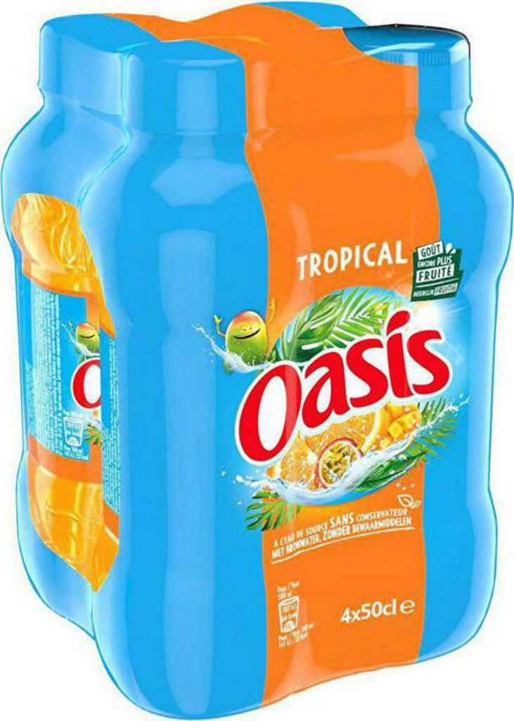 Oasis Tropical à L'Eau de Source et aux Fruits, 2L : : Epicerie