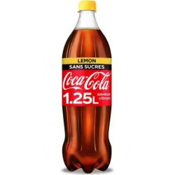 Coca-Cola Lemon Zero Sucres 1,25L
