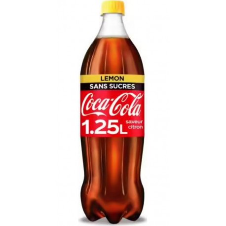 Coca-Cola Lemon Zero Sucres 1,25L