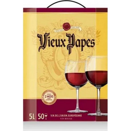 Vieux papes Vin Rouge Cubi 5L