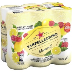 San Pellegrino Momenti Citron & Framboise 33 cl (pack de 6)