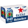 Heineken Bière sans alcool 0.0% 0.0° x6 33cl (pack de 6)