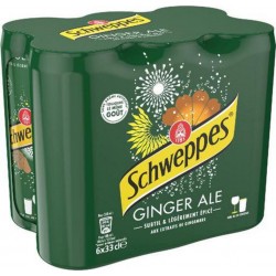 Boisson gazeuse Schweppes Ginger Ale 6x33cl