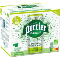 Perrier Energize Citron - Citron vert 33cl (pack de 6)