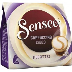 Douwe Egberts Senseo Cappuccino Chocolat (lot de 32 dosettes)