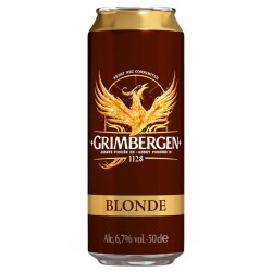Grimbergen Blonde 50cl (pack de 12 canettes)