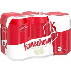 Kronenbourg Bière blonde 4.2% 6 x 33cl 4.2%vol. (pack de 6)