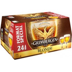 Bière blonde Grimbergen 6.7%vol. 24x25cl (pack de 24)