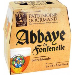 Patrimoine Gourmand Bière blonde abbaye de fontenelle 6.6% 6 x 25 cl 6.6%vol.