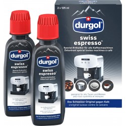 Durgol Swiss Espresso Détartrant spécial pour machines à café 2x125ml