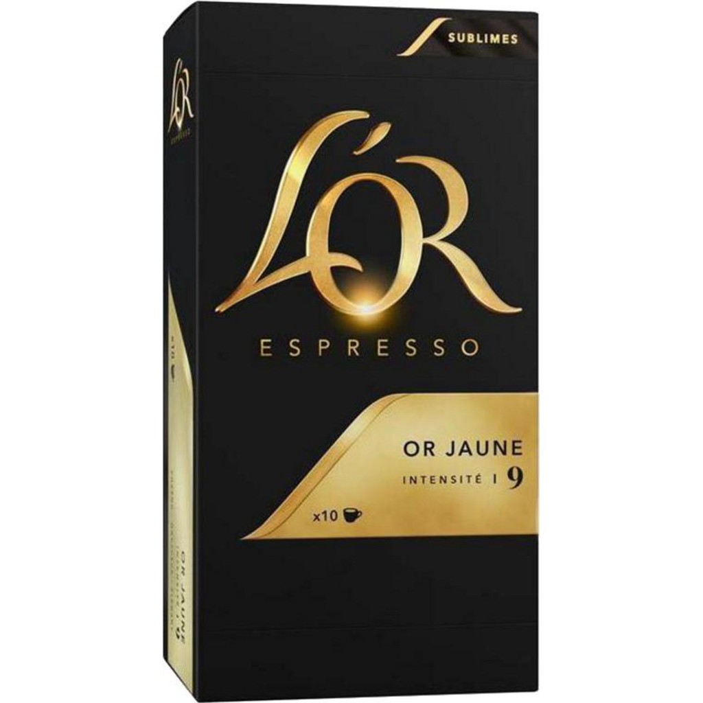 L'OR L'OR Espresso Sublime Or Jaune (lot de 40 capsules) 