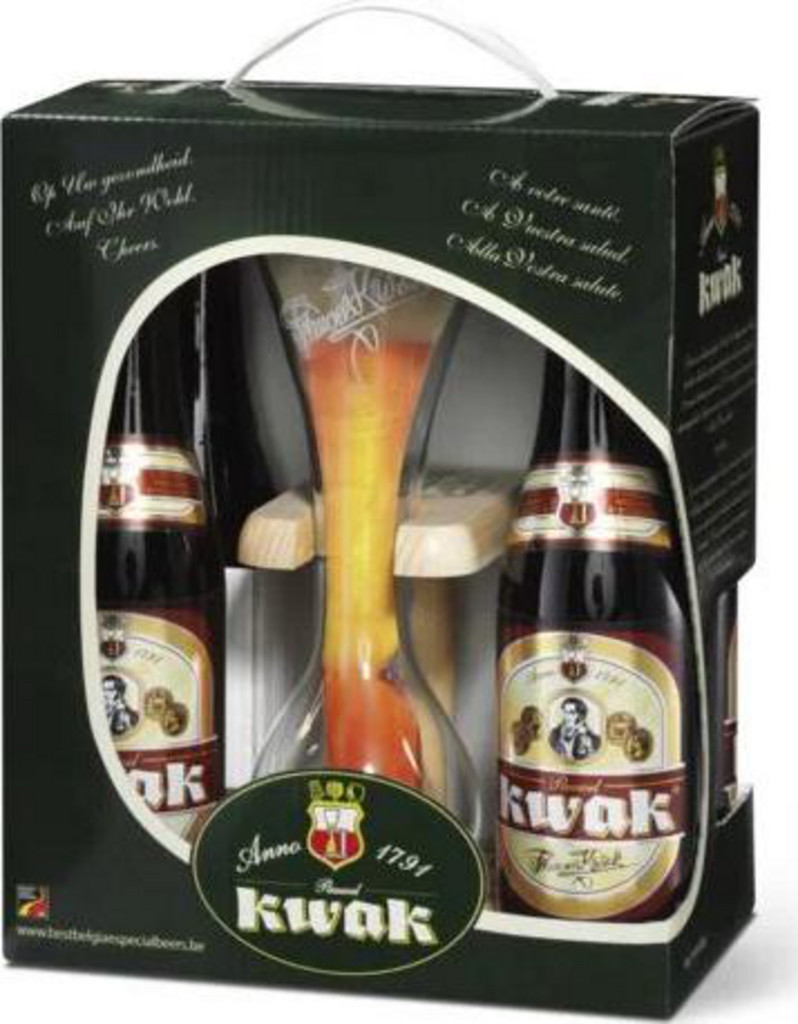 Coffret Bière KWAK 4X33cl + 1 VERRE