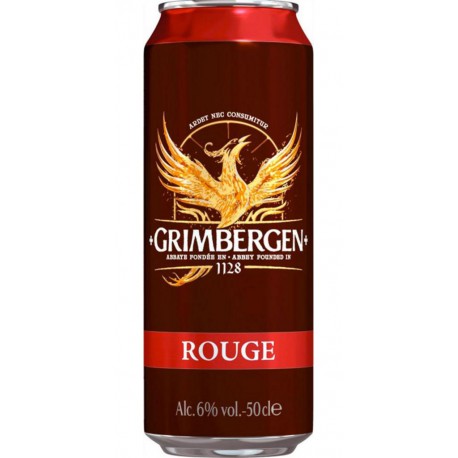 Grimbergen Rouge 6% 50cl (pack de 12 canettes)