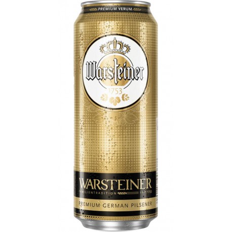 Warsteiner Blonde 50cl (pack de 12 canettes)