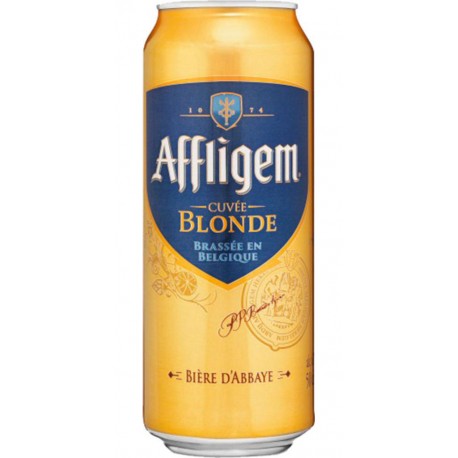 Affligem Blonde 50cl (pack de 12 canettes)