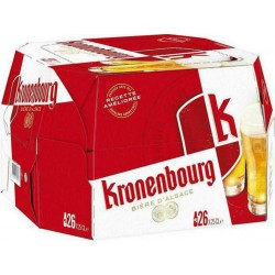 Kronenbourg Bière blonde 4.2% 26 x 25 cl 4.2%vol.