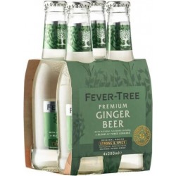 Fever-Tree Boisson gazeuse Fever Tree Ginger Beer 4x20cl