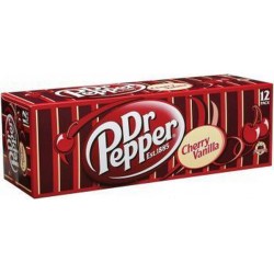 Dr Pepper Cherry Vanille 35,5cl (pack de 12)