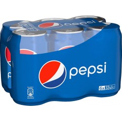 Pepsi Boisson gazeuse au Cola 6 x 33 cl (pack de 6)