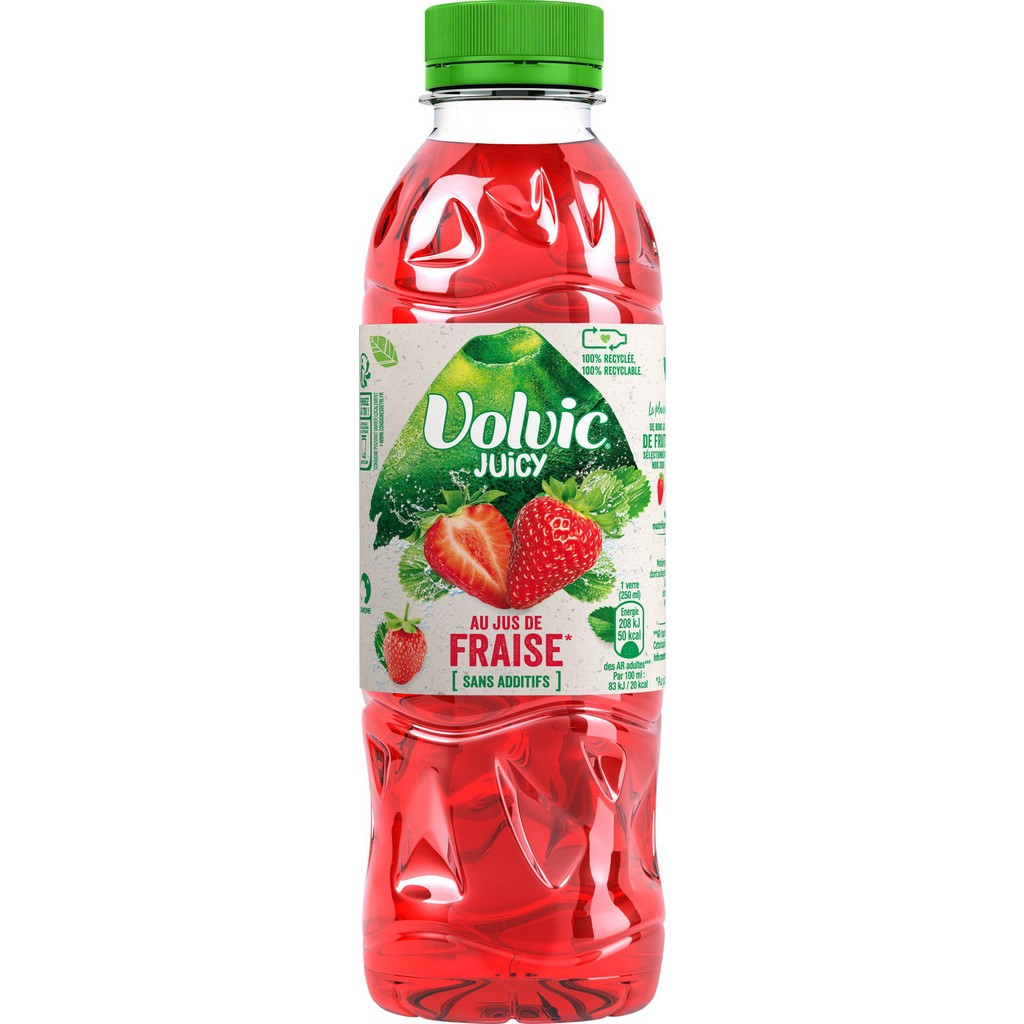 Strawberry Drink Volvic Juicy