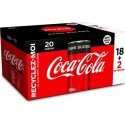Coca-Cola SANS SUCRE x20 33cl (pack de 18+2 soit 20 canettes)