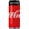 Soda Coca-Cola SANS SUCRES Canette 33cl