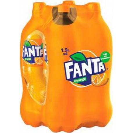 Fanta Orange 1,5L (pack de 4)
