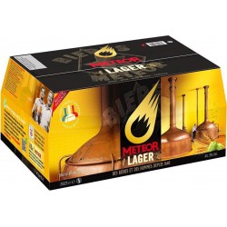 MÉTÉOR Bière blonde Meteor Lager 5%vol. 24x25cl (pack de 24)