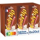Candia CANDY'UP Boisson lactée au Chocolat 20cl (pack de 6)