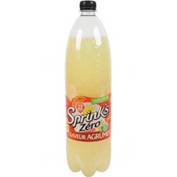 Soda Sprink's Agrumes zéro 1,5L