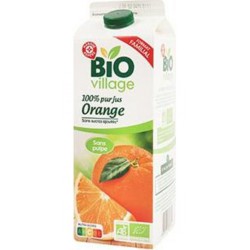 Bio Village 100% pur jus d'Orange 2L
