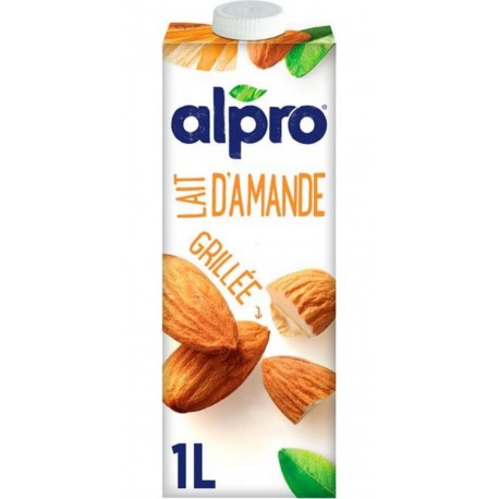 ALPRO Boisson végétale Lait d'Amande grillée 1L (lot de 3)