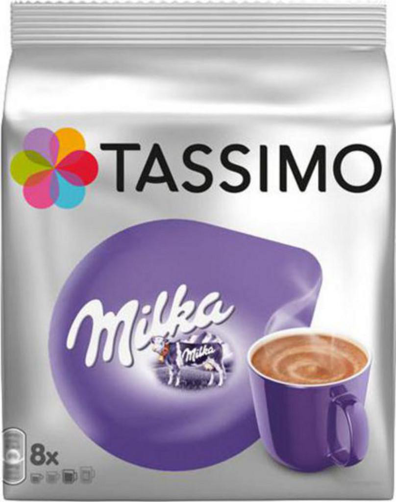 TASSIMO Dosettes de chocolat Milka 8 dosettes 240g pas cher 