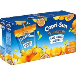 Capri-Sun Capri Sun fruit crush Sans sucres ajoutés 10x20cl (pack de 20)