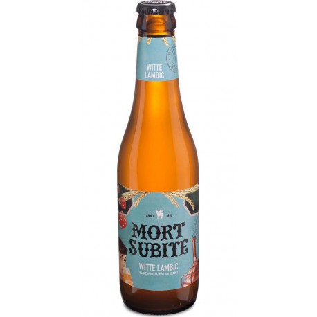 MORT SUBITE Bière lambic blanche Belge 5,5% bouteille 33cl