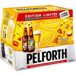 PELFORTH Bière blonde du Nord 5,8% bouteilles 12x25cl (pack de 12)