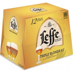 Bière blonde Leffe Triple 12x25cl (pack de 12)