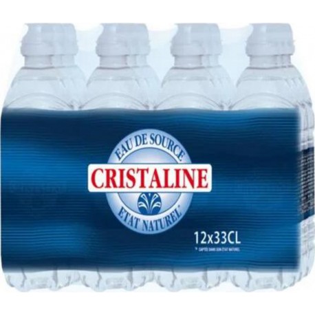 Cristaline EAU SOURCE 33cl (pack de 12)