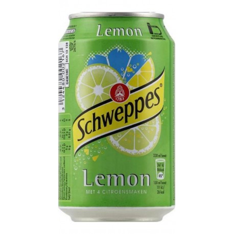 Schweppes Lemon 33cl (lot de 3 packs de 24 soit 72 canettes)