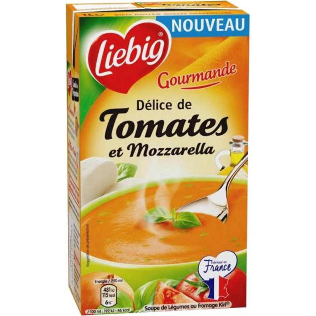 Liebig, DéliSoup', Soupe, Tomates-Boulettes, 1 l