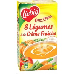 Liebig 8 Légumes à la Crème Fraîche (lot de 3)