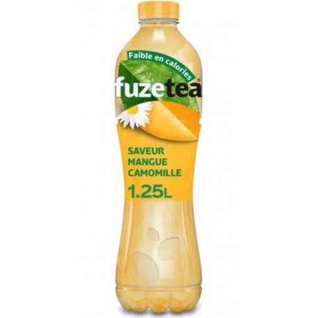 Fuze Tea Thé vert Mangue Camomille 1,25L (pack de 6)