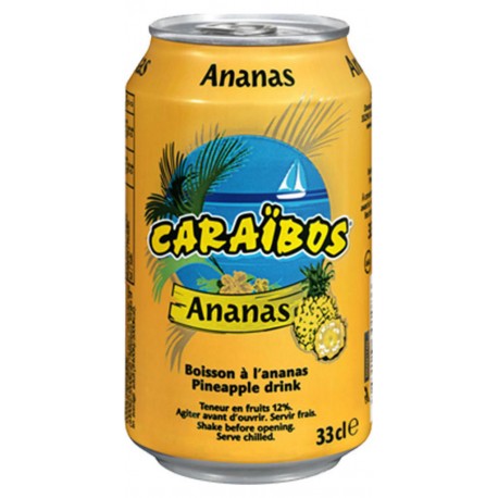 Caraïbos Ananas 33cl (pack de 24)