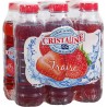 Boisson Cristaline aromatisée Fraise 50cl (pack de 6)