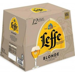 Leffe Bière blonde 6.6% 12 x 25cl 6.6%vol. (pack de 12)