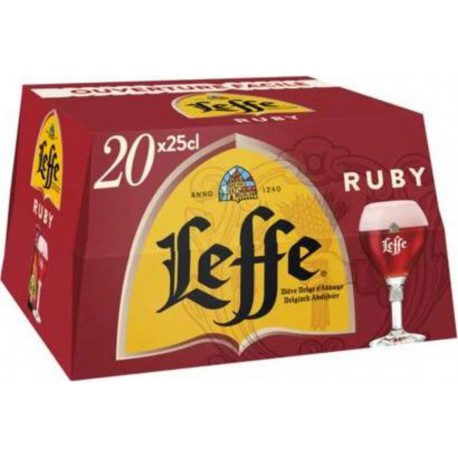 Bière Leffe Ruby 20x25cl